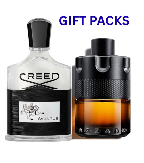 AZZARO +CREED AVENTUS PERFUMES GIFT PACKS