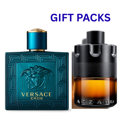 AZZARO +VERSACE PERFUMES GIFTS PACKS